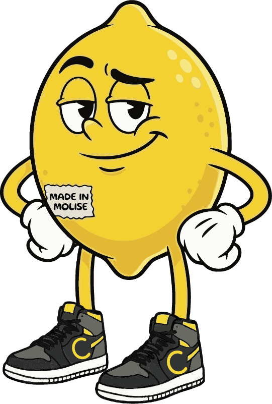 Gino la mascotte di Creactive Room in atteggiamento serio